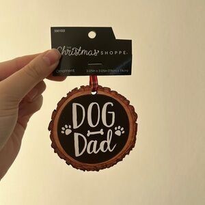 “Dog Dad” Christmas Ornament, The Christmas Shoppe- NWT